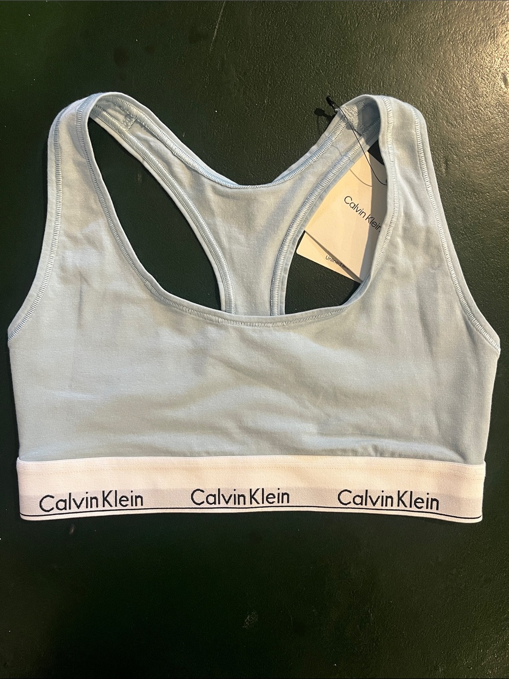 Calvin Klein Racerback Bralette - Picture 2 of 7
